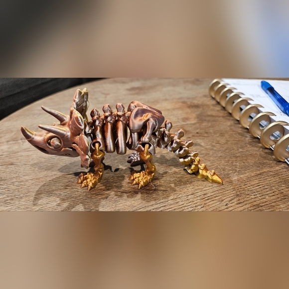 3D Printed Triceratops - Picture 3 of 5